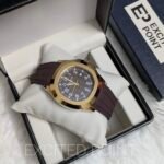 patek philippe Aquanaut Date Brown Strap Rose Gold ref. 5167R-001-AA Grade Quartz Men's Watch