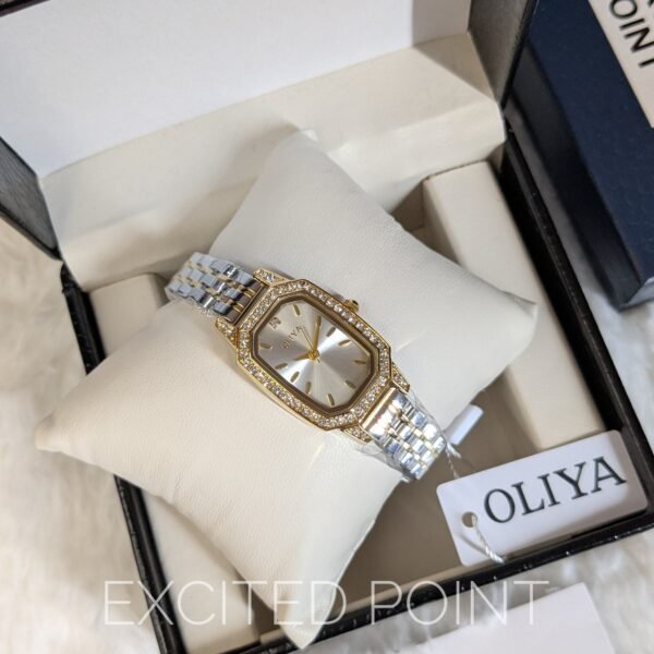 Oliya 2002 Women’s Two-Toned Quartz Watch | Stylish Ladies Watch