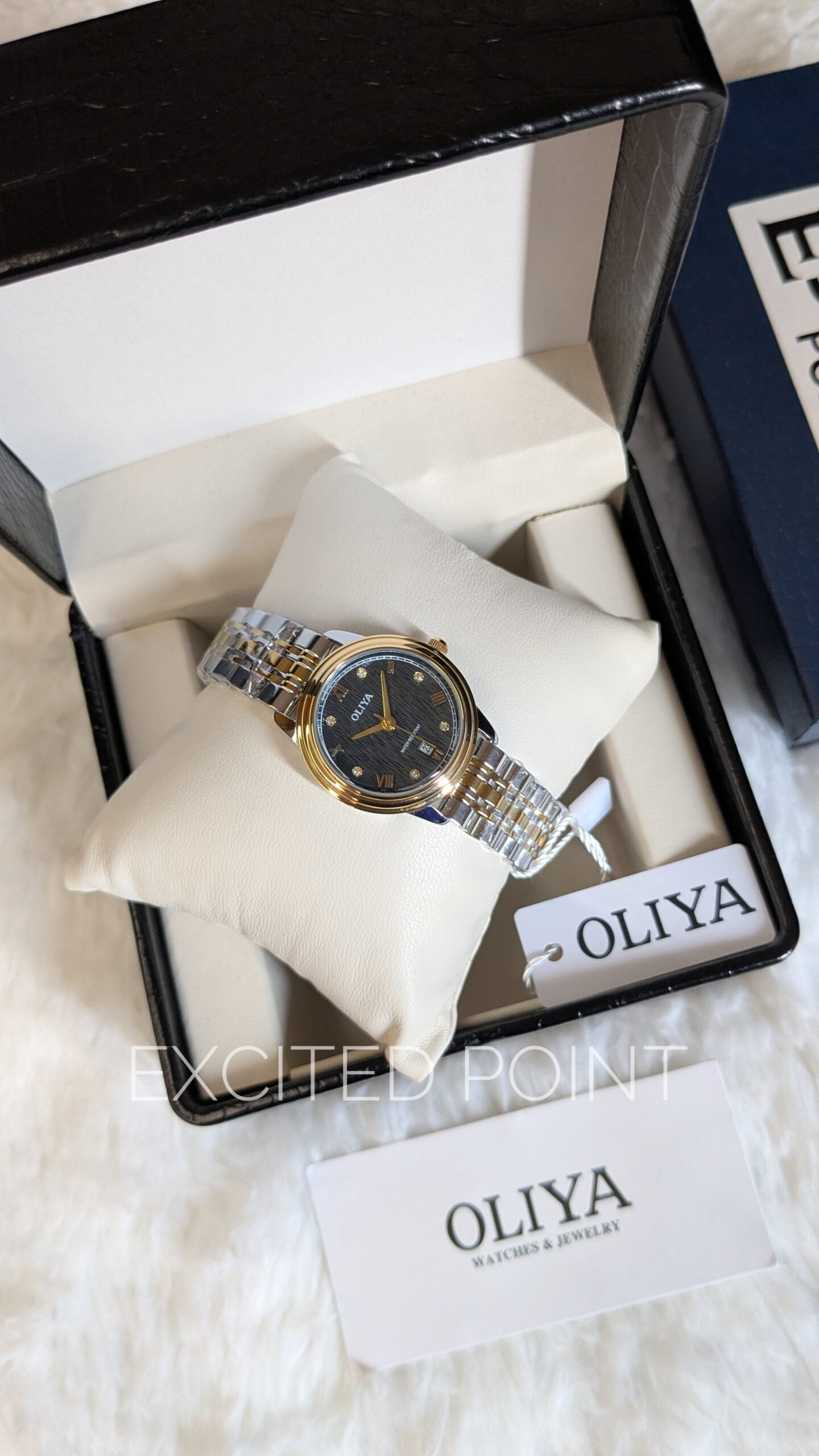 171539 OLIYA 88521 Women's Watch Duel Tone Black Dial - Image 1