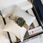 Curren 9093 Golden Green Dial—Rectangular Women’s Quartz Watch