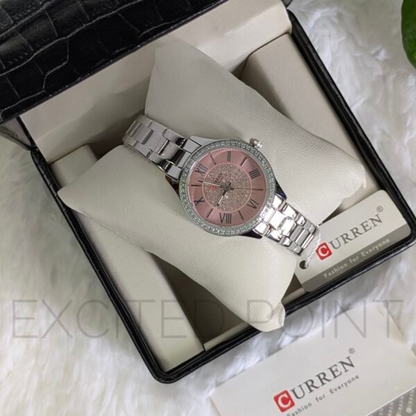 CURREN 9084 Premium Quality Stainless Steel Analog Watch For Women - Women's Fashion