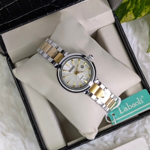 Labaoli LA-585M — White Dial Two-tone Women’s Luxury Quartz Watch —  Womens Fashion