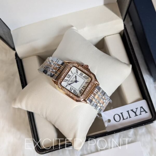 OLIYA 828 Women's Watch Rose and white combination